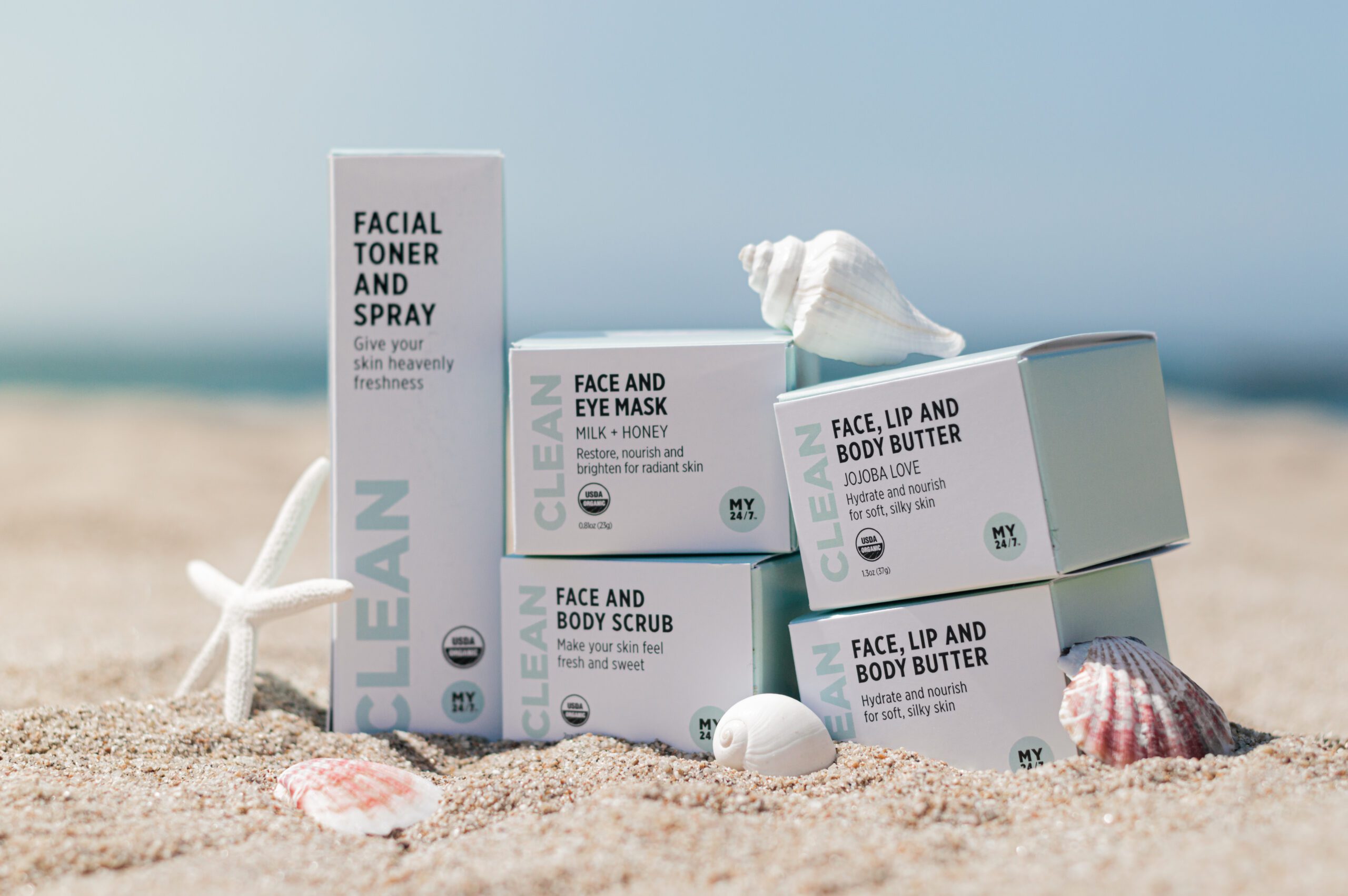 MY24/7 CLEAN, natural, organic skin care by Red Pantz