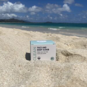 MY24/7 gentle organic cane sugar face and body scrub with nourishing oils by Red Pantz