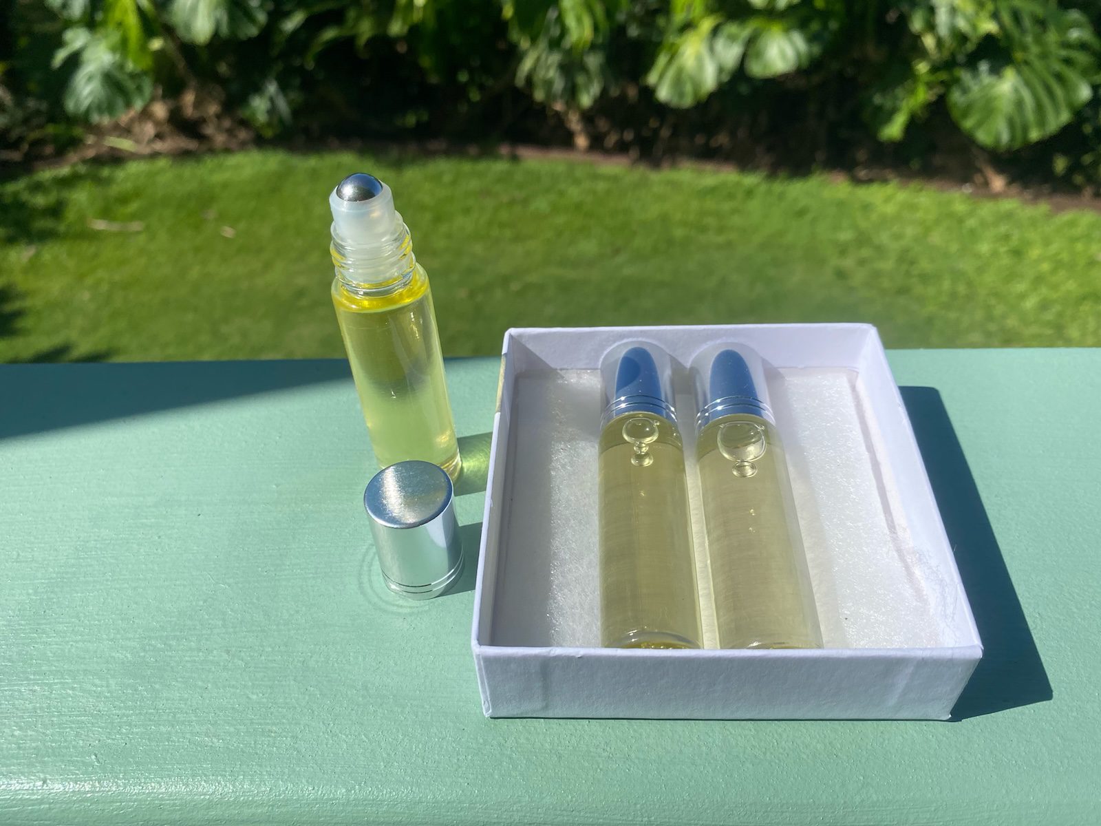 MY24/7 mind care oil blends in roller bottles by Red Pantz