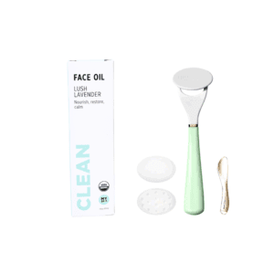 Special bundle: MY24/7 LUSH LAVENDER face oil, organic and LUNAESCENT skin care applicator