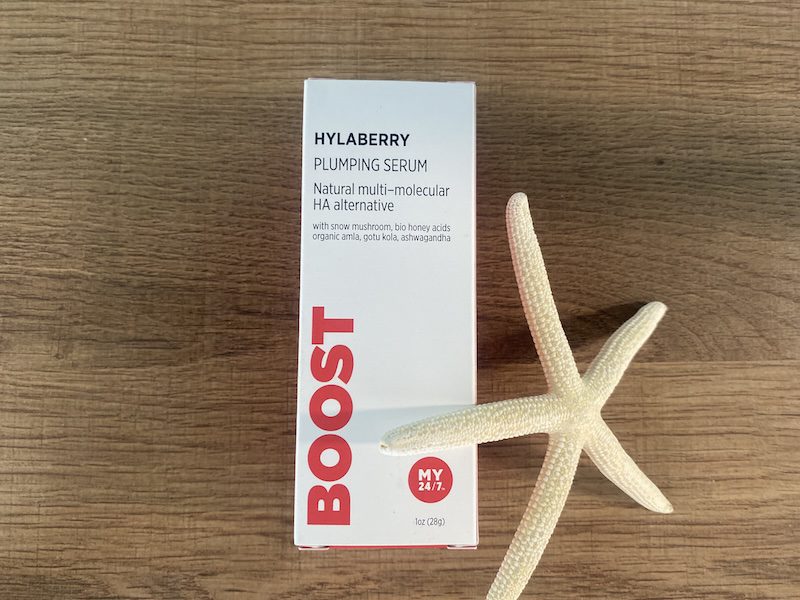 MY247 by Red Pantz Hylaberry Plumping Serum hyaluronic acid, vitamin C, peptide, probiotic with amalaki, gotu kola centella asiatica, ashwagadha, natural multi-molecular hyaluronic acid